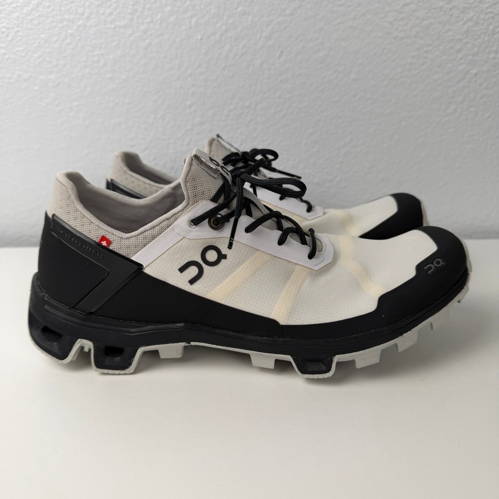On Cloudventure Peak Trail Running Shoes Size 9 White Black 34.99848